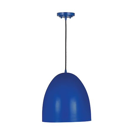 Z Studio Dome Pendant 1 Light Pendant, Blue